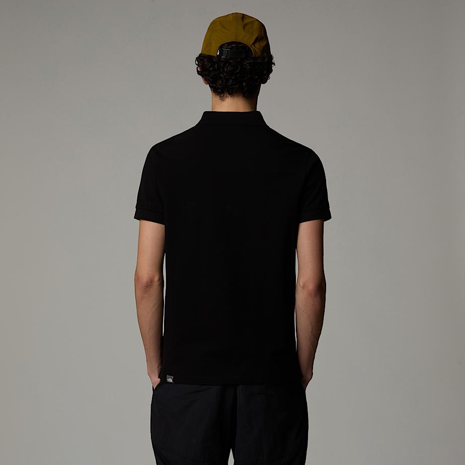 Men The North Face Premium Piquet Polo Shirts Black | NF0A97G7A