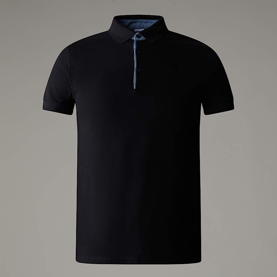 Men The North Face Premium Piquet Polo Shirts Black | NF0A97G7A