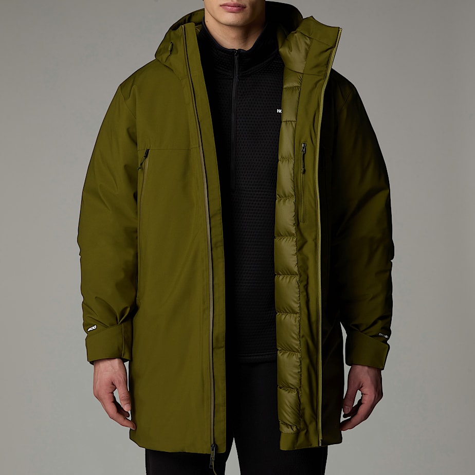 Men The North Face Range Down Parka Green | NF0A48F9I