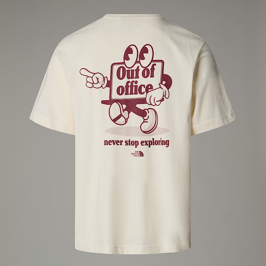 Men The North Face Relaxed Cartoon T Shirts White | NF0A21K8I