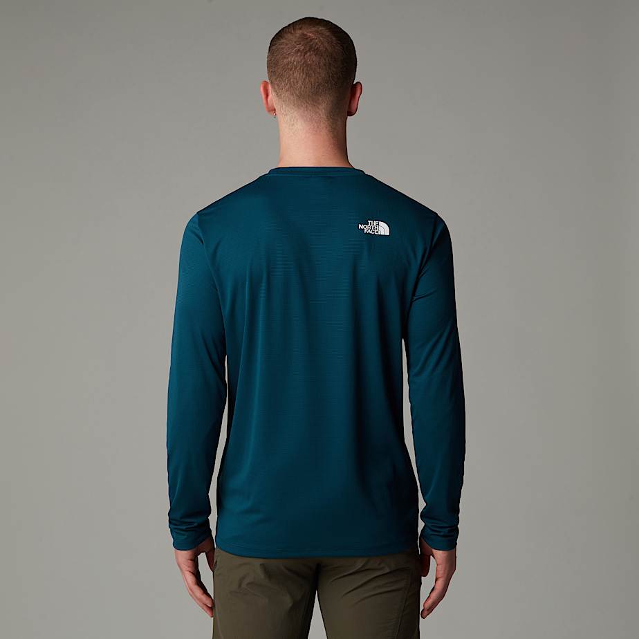 Men The North Face Shadow Long-Sleeve T Shirts Navy | NF0A15Q7B