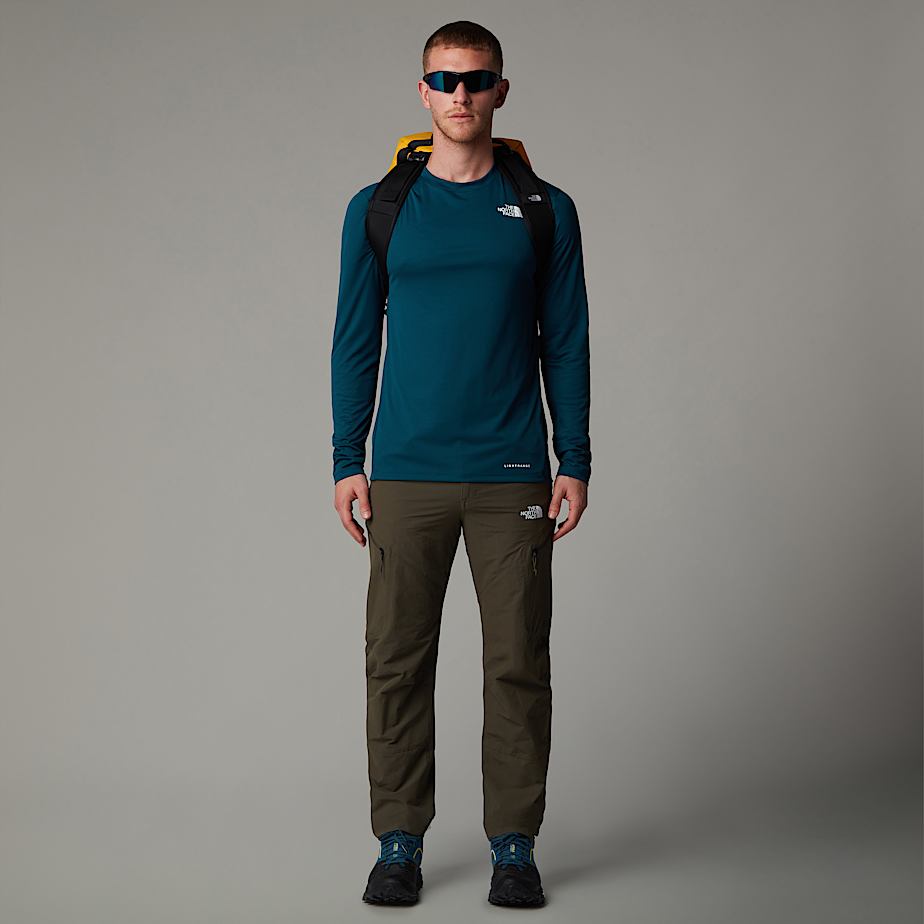 Men The North Face Shadow Long-Sleeve T Shirts Navy | NF0A15Q7B