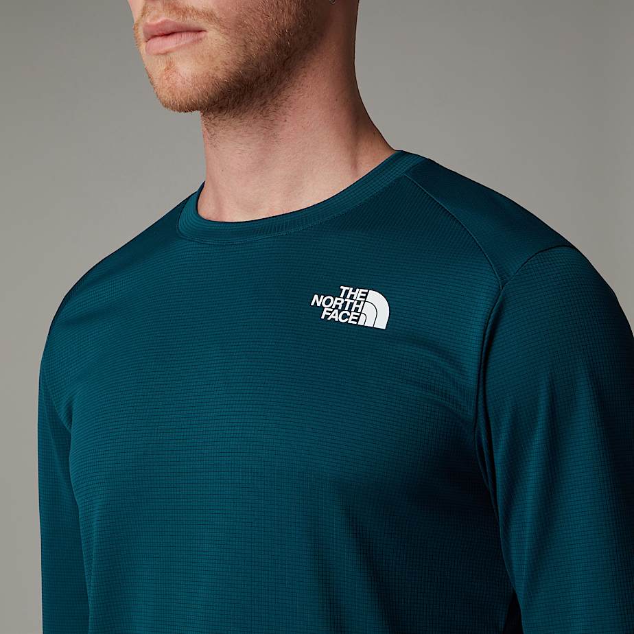 Men The North Face Shadow Long-Sleeve T Shirts Navy | NF0A15Q7B