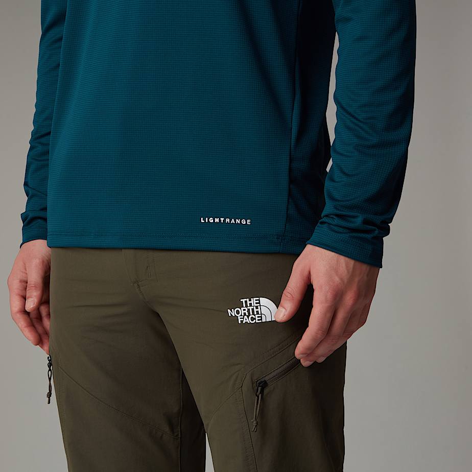Men The North Face Shadow Long-Sleeve T Shirts Navy | NF0A15Q7B