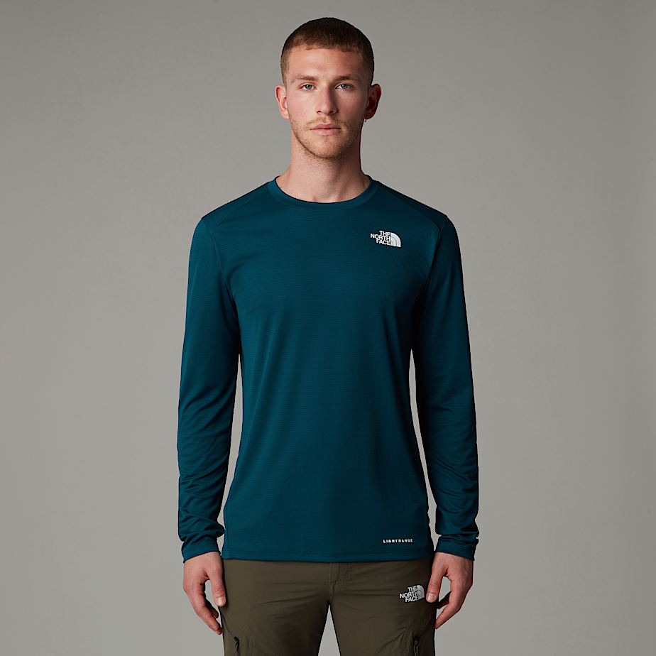 Men The North Face Shadow Long-Sleeve T Shirts Navy | NF0A15Q7B
