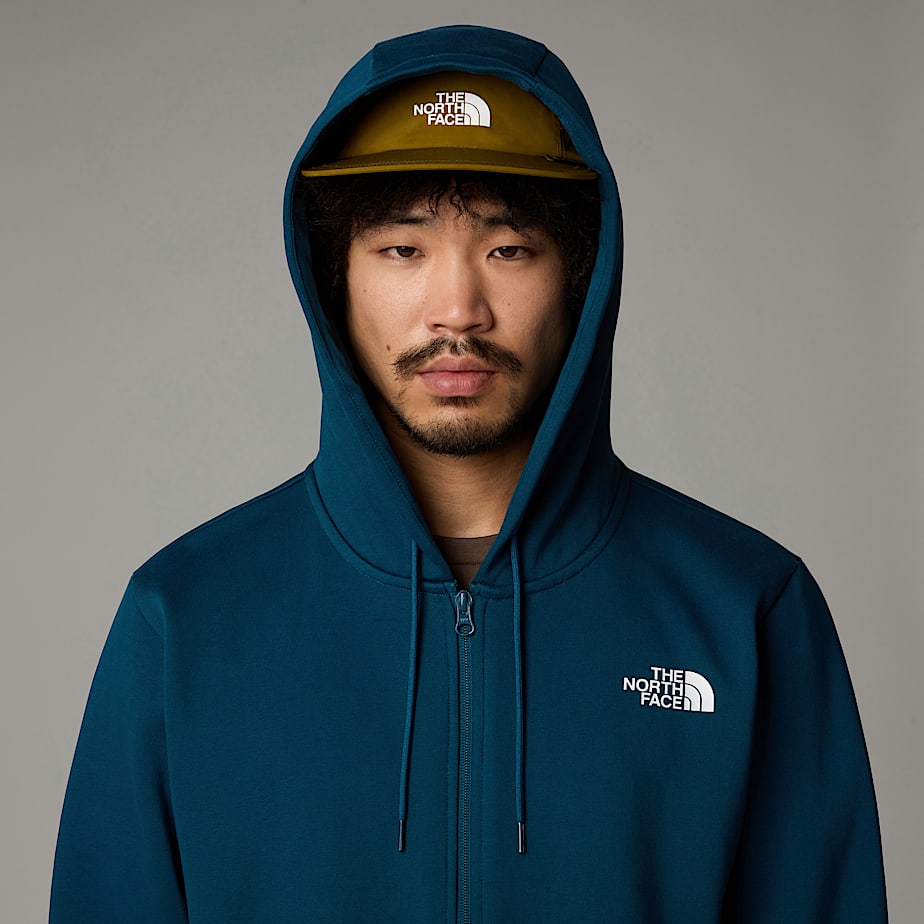 Men The North Face Simple Dome Full-Zip Hoodie Navy | NF0A76Y4R