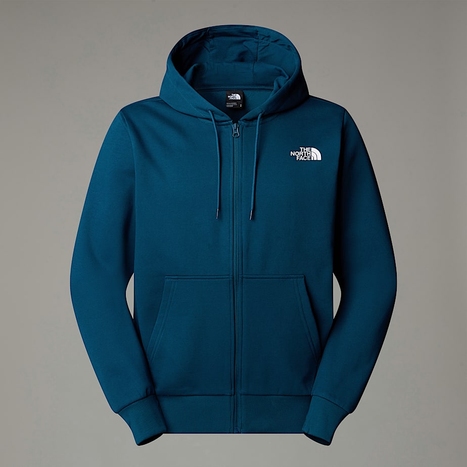 Men The North Face Simple Dome Full-Zip Hoodie Navy | NF0A76Y4R