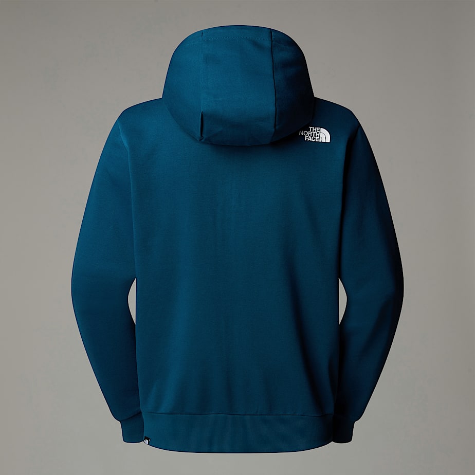 Men The North Face Simple Dome Full-Zip Hoodie Navy | NF0A76Y4R
