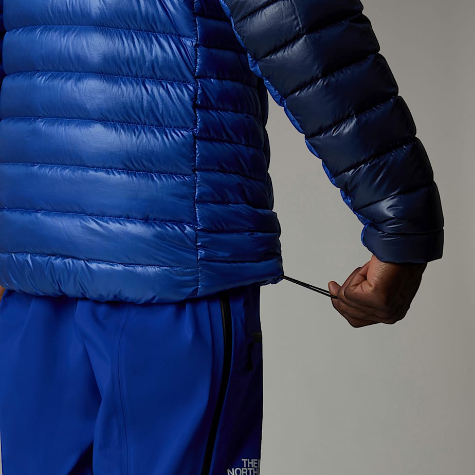 Men The North Face Summit Breithorn Hooded Down Jackets Blue | NF0A48E1P