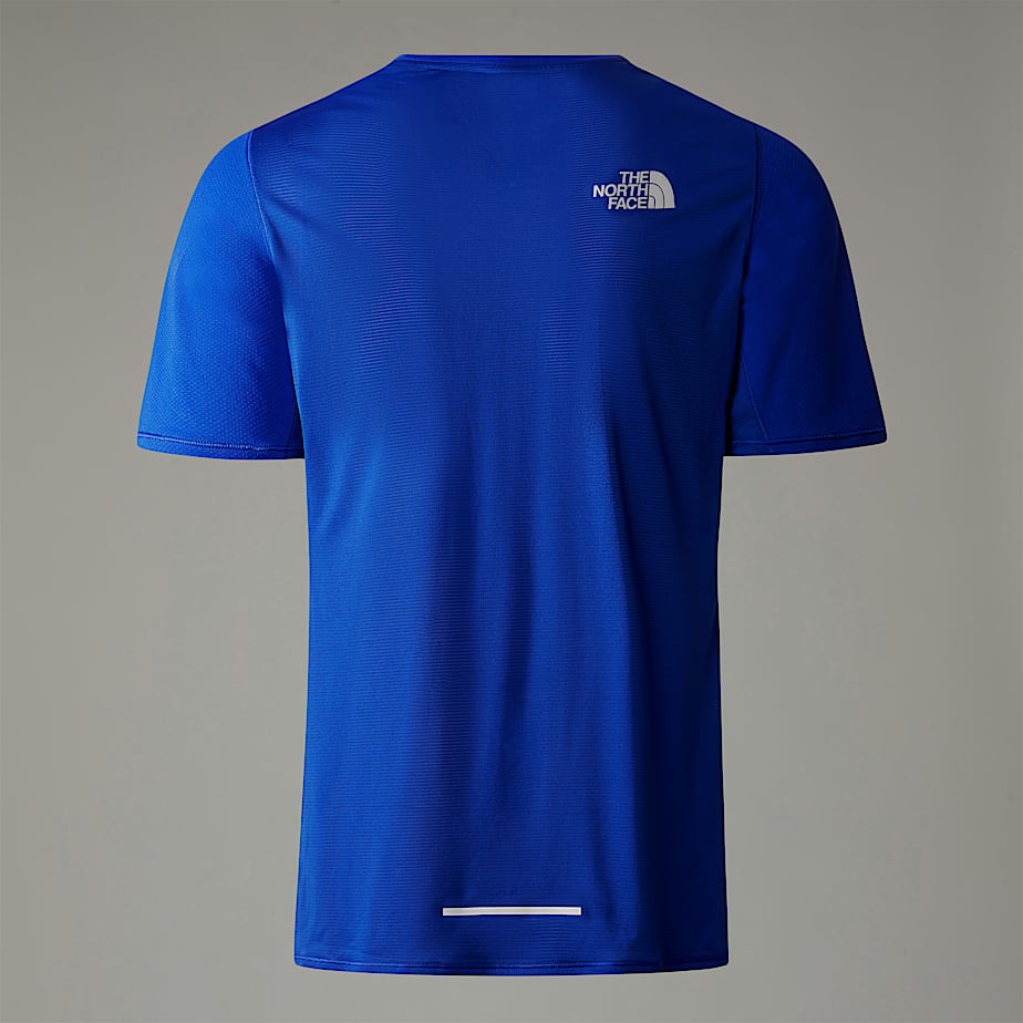 Men The North Face Summit High Trail Run T Shirts Blue | NF0A53T4X