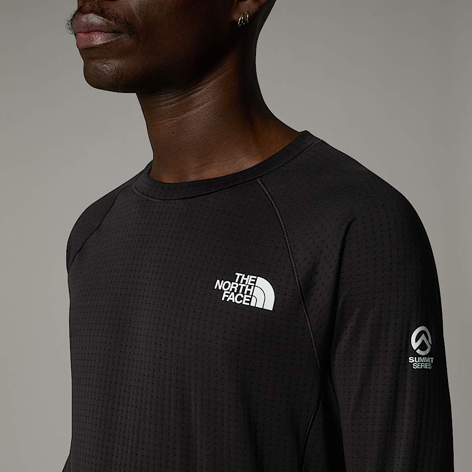 Men The North Face Summit Pro 120 Long-Sleeve Base Layer Tops Black | NF0A47A4J