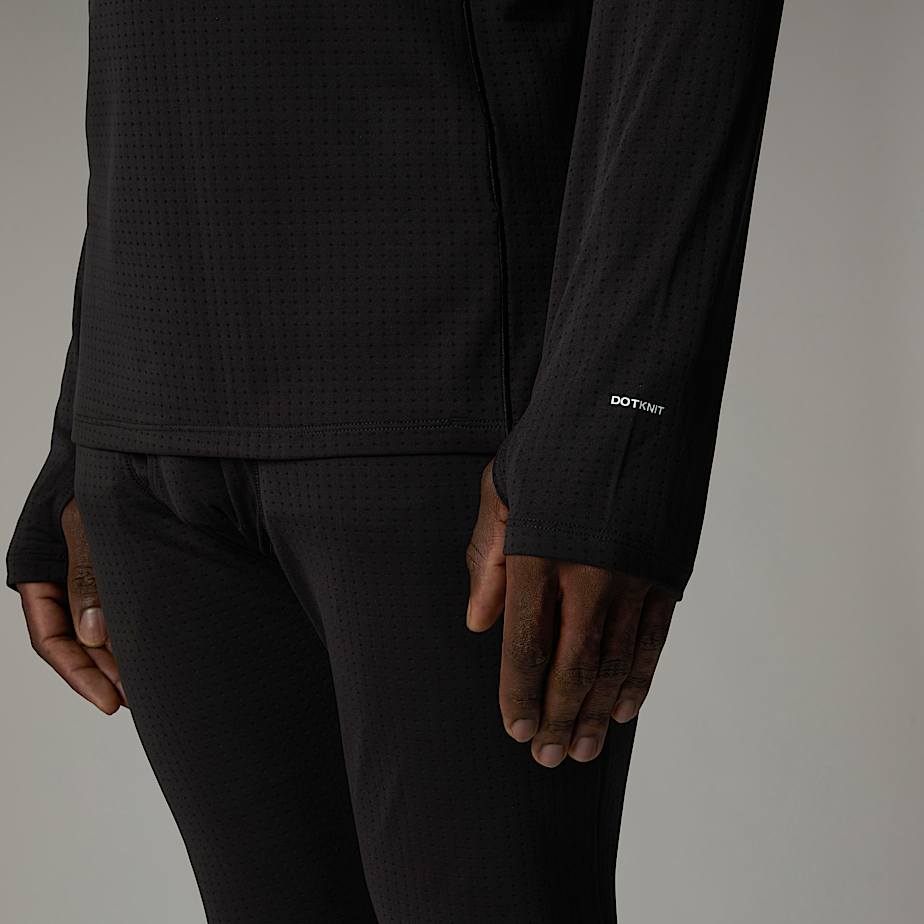 Men The North Face Summit Pro 120 Long-Sleeve Base Layer Tops Black | NF0A47A4J