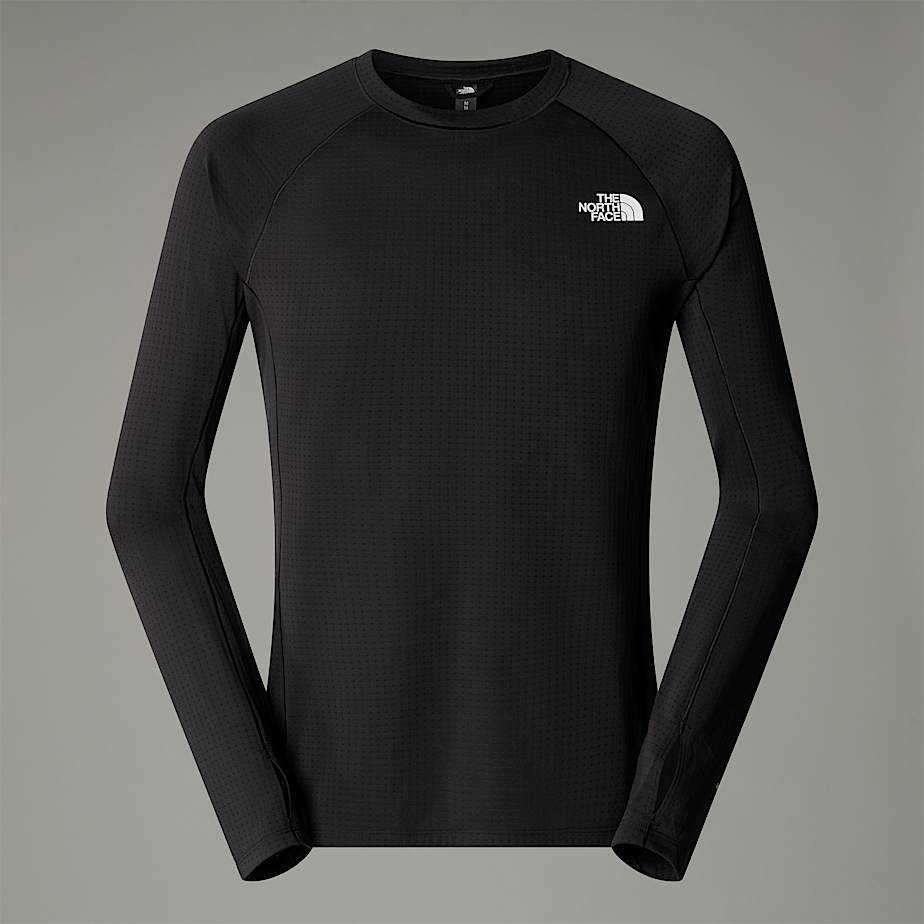 Men The North Face Summit Pro 120 Long-Sleeve Base Layer Tops Black | NF0A47A4J