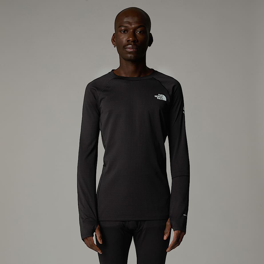 Men The North Face Summit Pro 120 Long-Sleeve Base Layer Tops Black | NF0A47A4J
