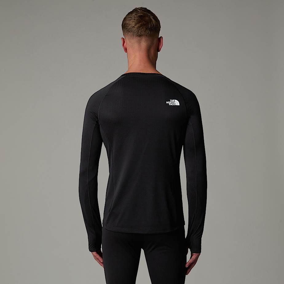 Men The North Face Summit Pro 120 Long-Sleeve Base Layer Tops Black | NF0A36A7U