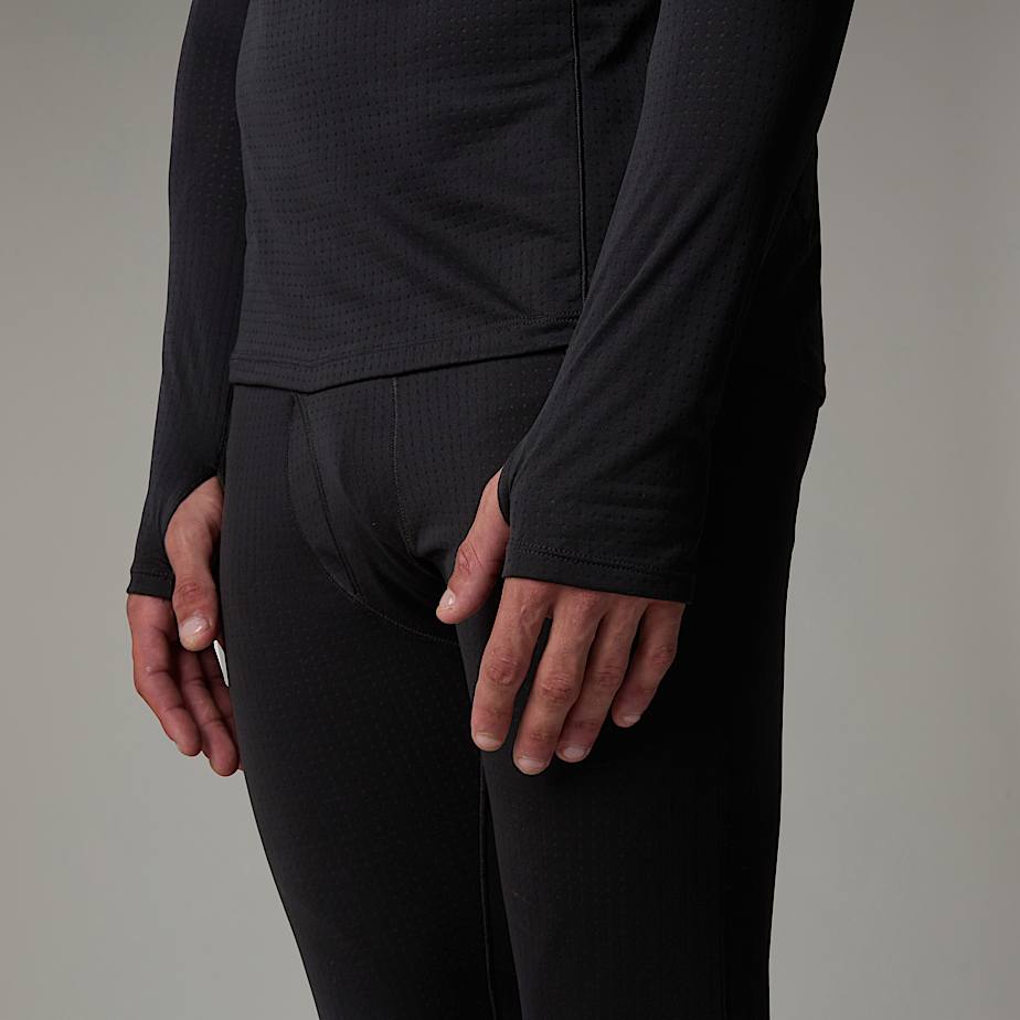 Men The North Face Summit Pro 120 Long-Sleeve Base Layer Tops Black | NF0A36A7U