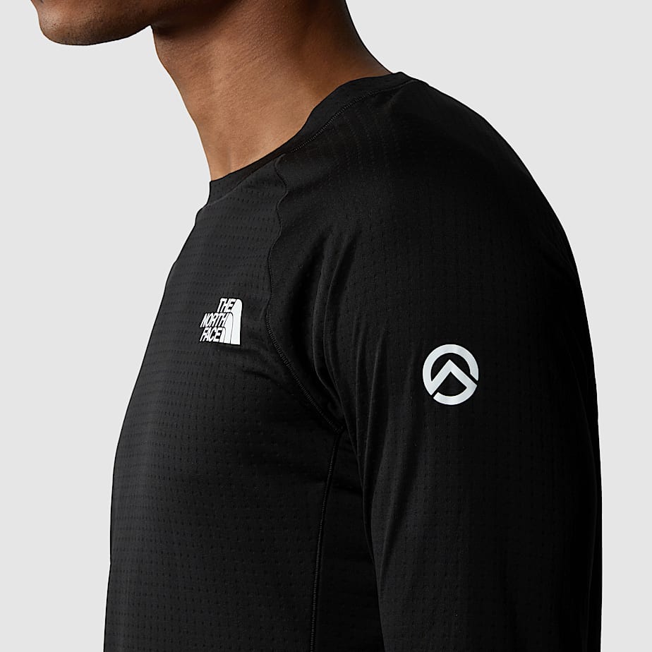 Men The North Face Summit Pro 120 Long-Sleeve Base Layer Tops Black | NF0A36A7U