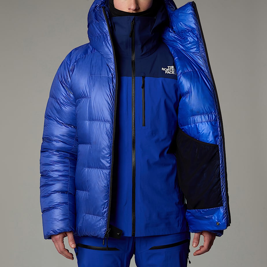 Men The North Face Summit Pumori Down Parka Blue | NF0A58G9X