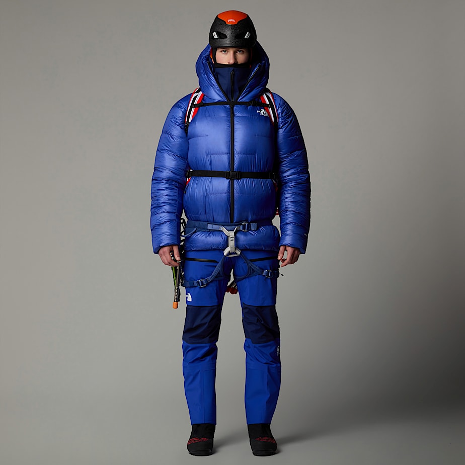 Men The North Face Summit Pumori Down Parka Blue | NF0A58G9X