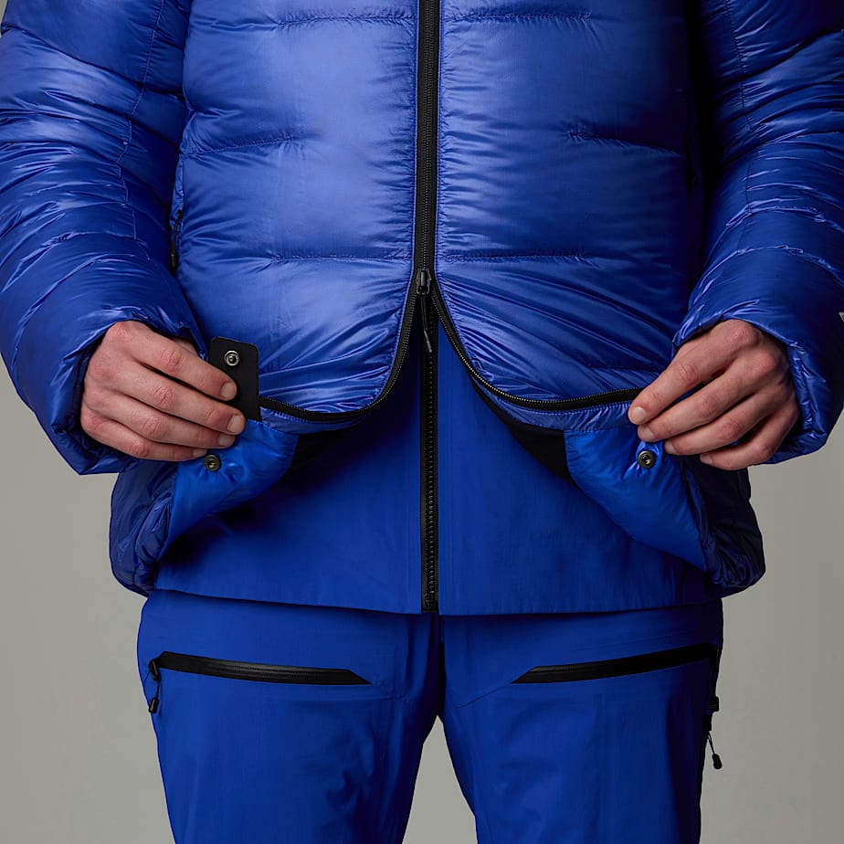 Men The North Face Summit Pumori Down Parka Blue | NF0A58G9X