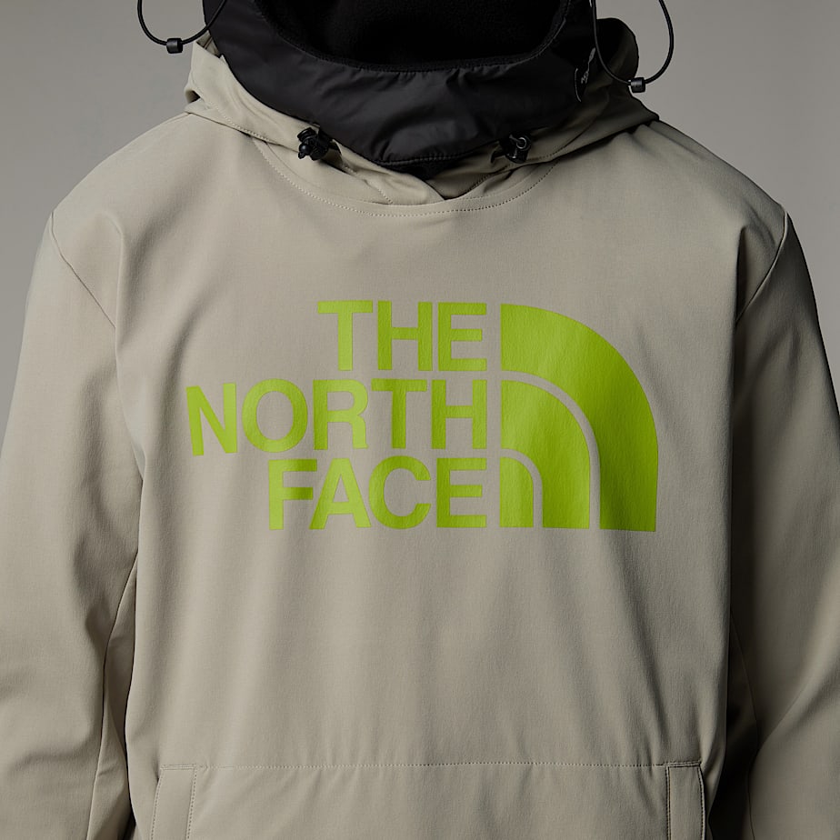 Men The North Face Tekno Logo Hoodie Grey | NF0A68V6G