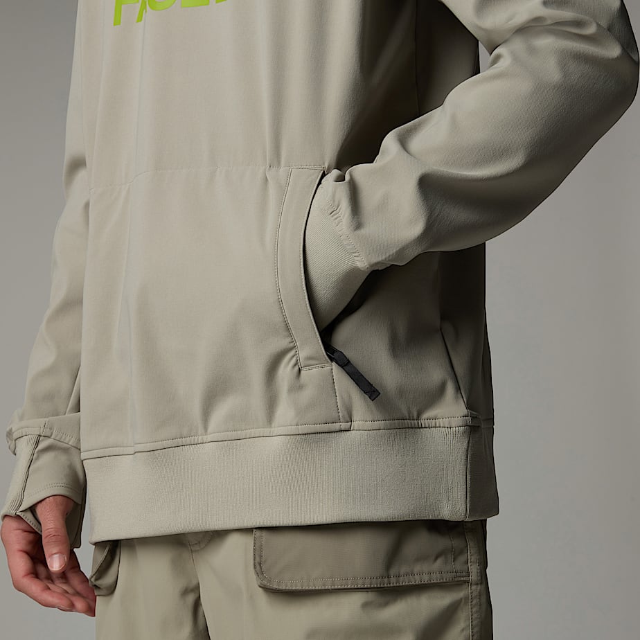 Men The North Face Tekno Logo Hoodie Grey | NF0A68V6G