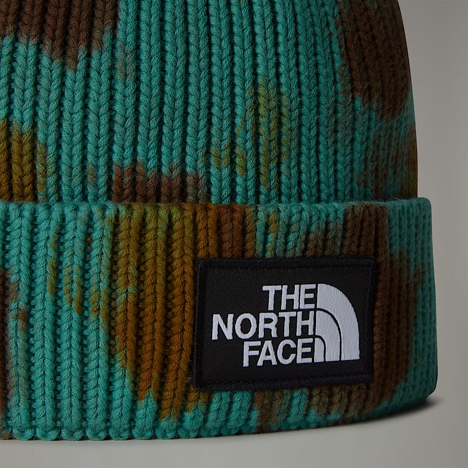 Men The North Face Tie Dye Logo Box Beanie Brown | NF0A78O3C