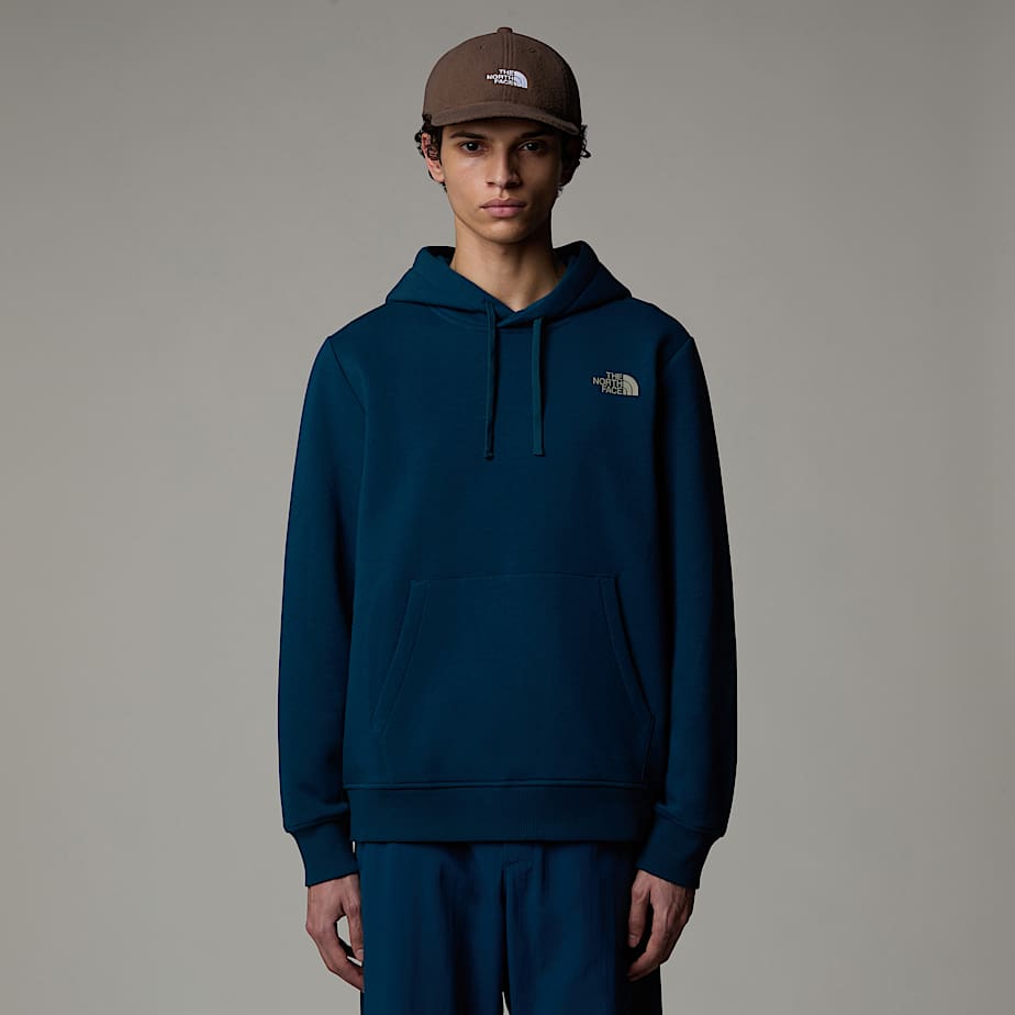 Men The North Face Topographic Hoodie Navy | NF0A62W6H