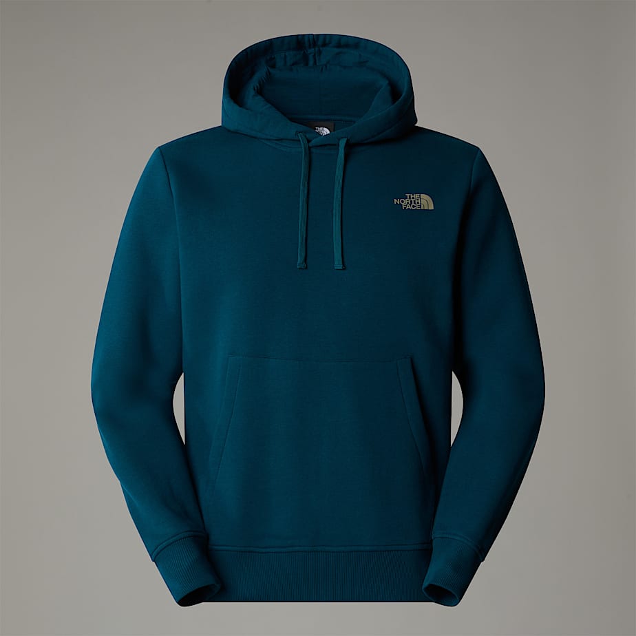 Men The North Face Topographic Hoodie Navy | NF0A62W6H