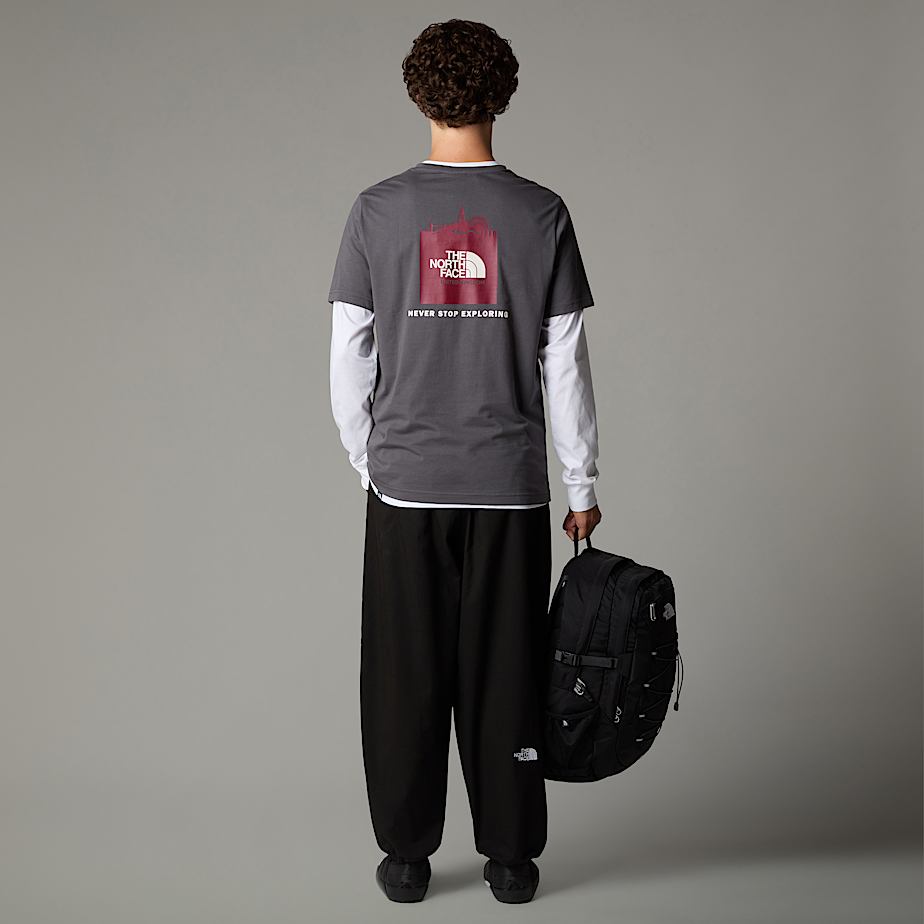 Men The North Face UK Redbox T Shirts Grey | NF0A25V9Q