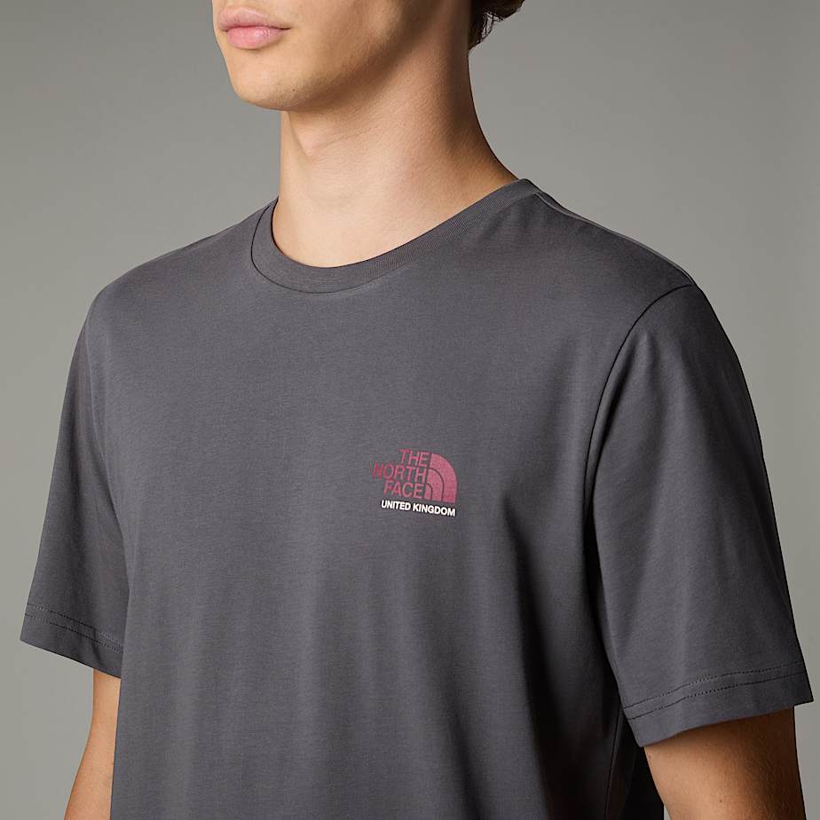 Men The North Face UK Redbox T Shirts Grey | NF0A25V9Q
