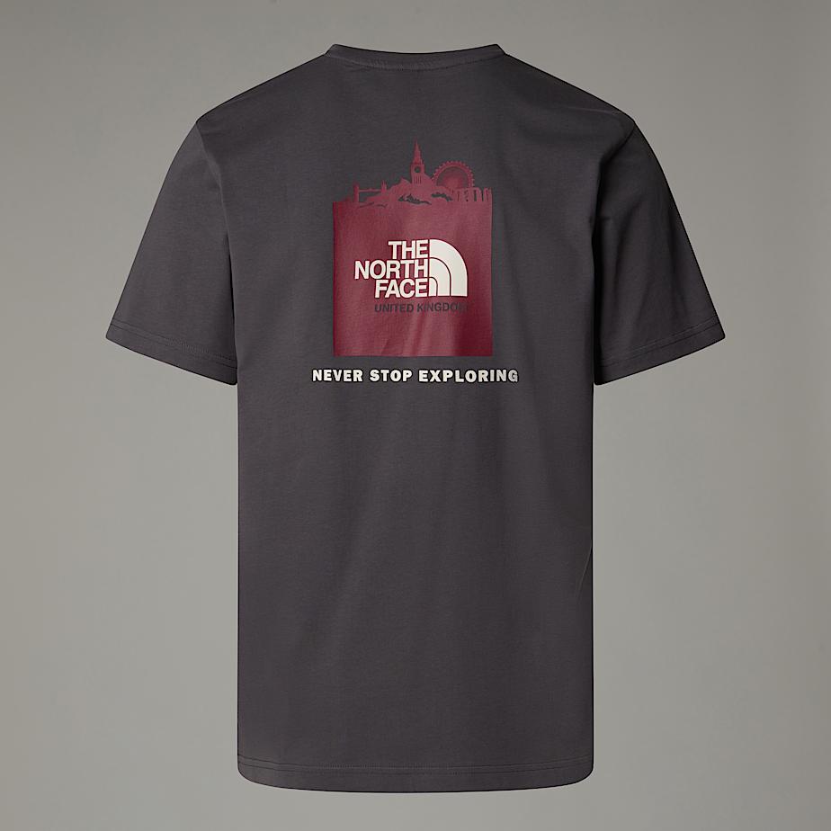 Men The North Face UK Redbox T Shirts Grey | NF0A25V9Q