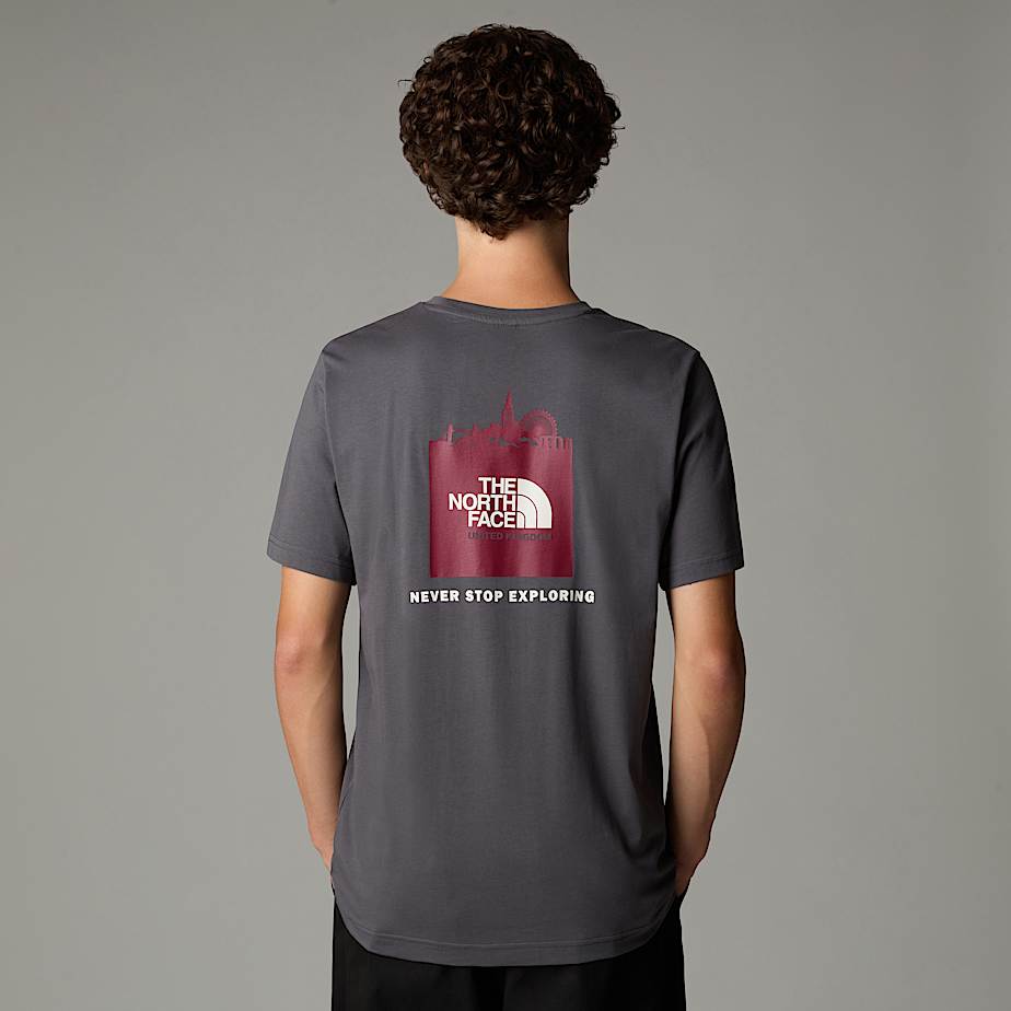 Men The North Face UK Redbox T Shirts Grey | NF0A25V9Q