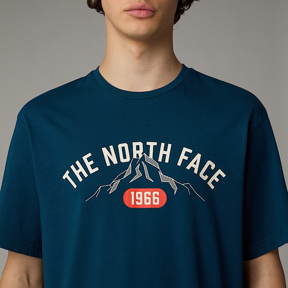 Men The North Face Varsity Graphic T Shirts Navy | NF0A73K4O