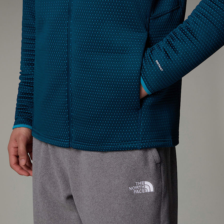 Men The North Face Vertical Thermal Full-Zip Hooded Jackets Navy | NF0A06O5L