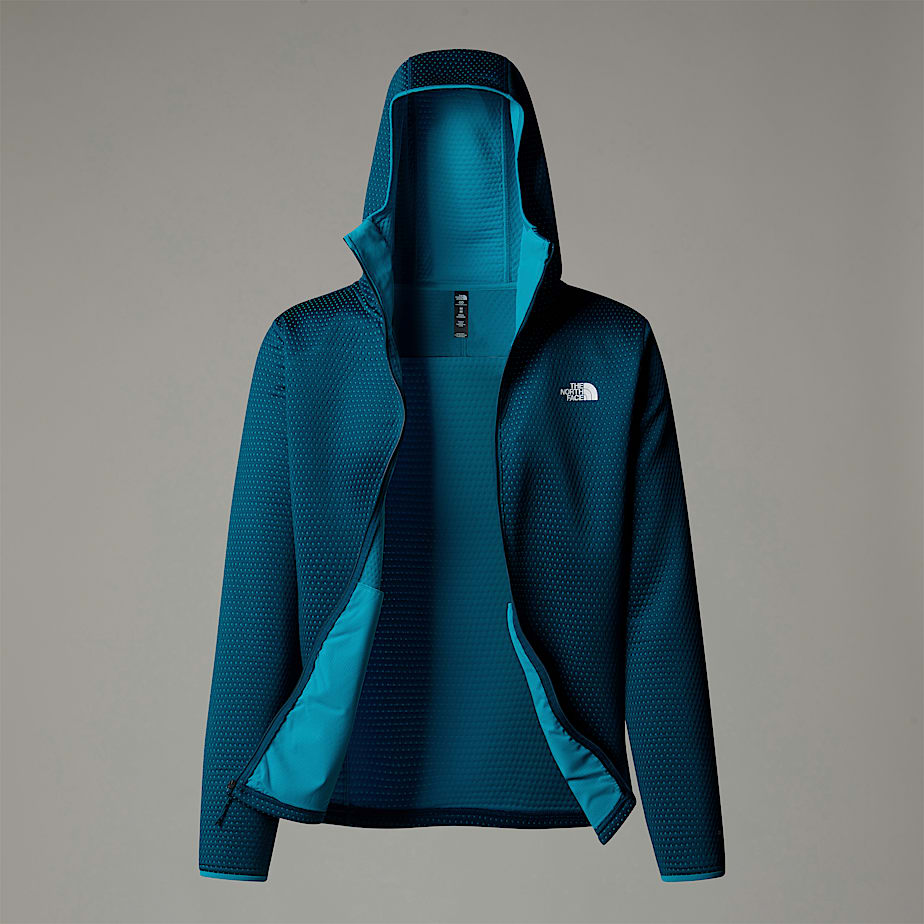Men The North Face Vertical Thermal Full-Zip Hooded Jackets Navy | NF0A06O5L