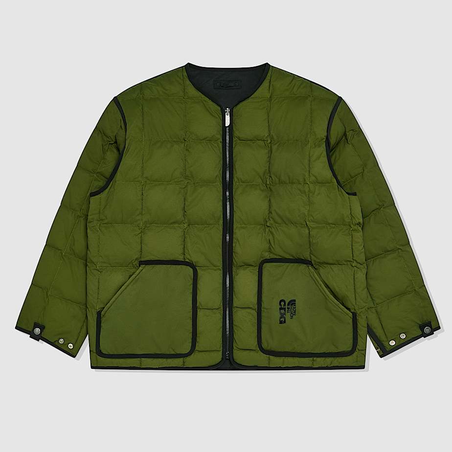 Men The North Face X CDG Belay Liner Jackets Green | NF0A40P7J