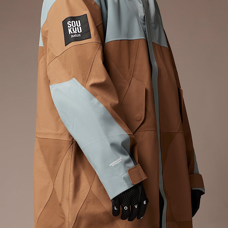 Men The North Face X Undercover Soukuu Geodesic Shell Jackets Brown | NF0A70H0R