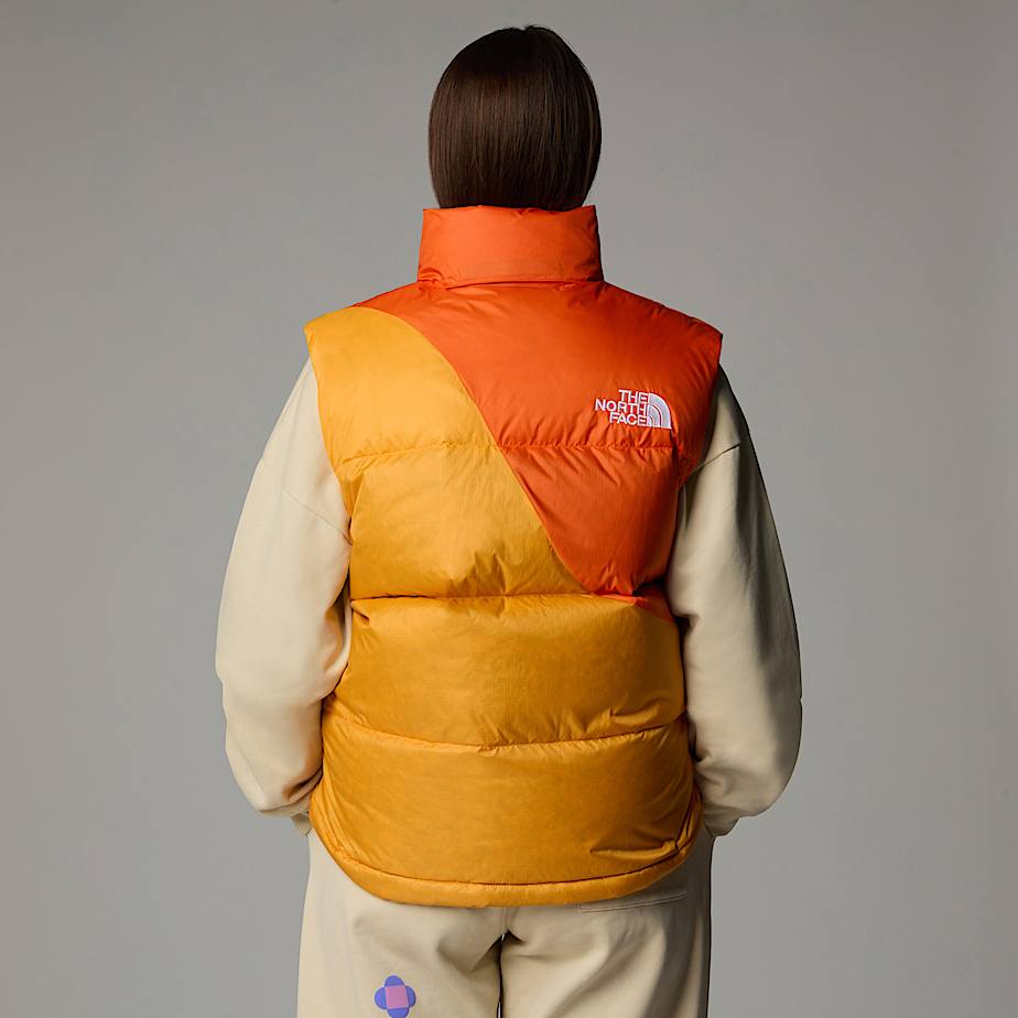 Men The North Face X Yinka Ilori Down Vest Orange | NF0A89Y1Z