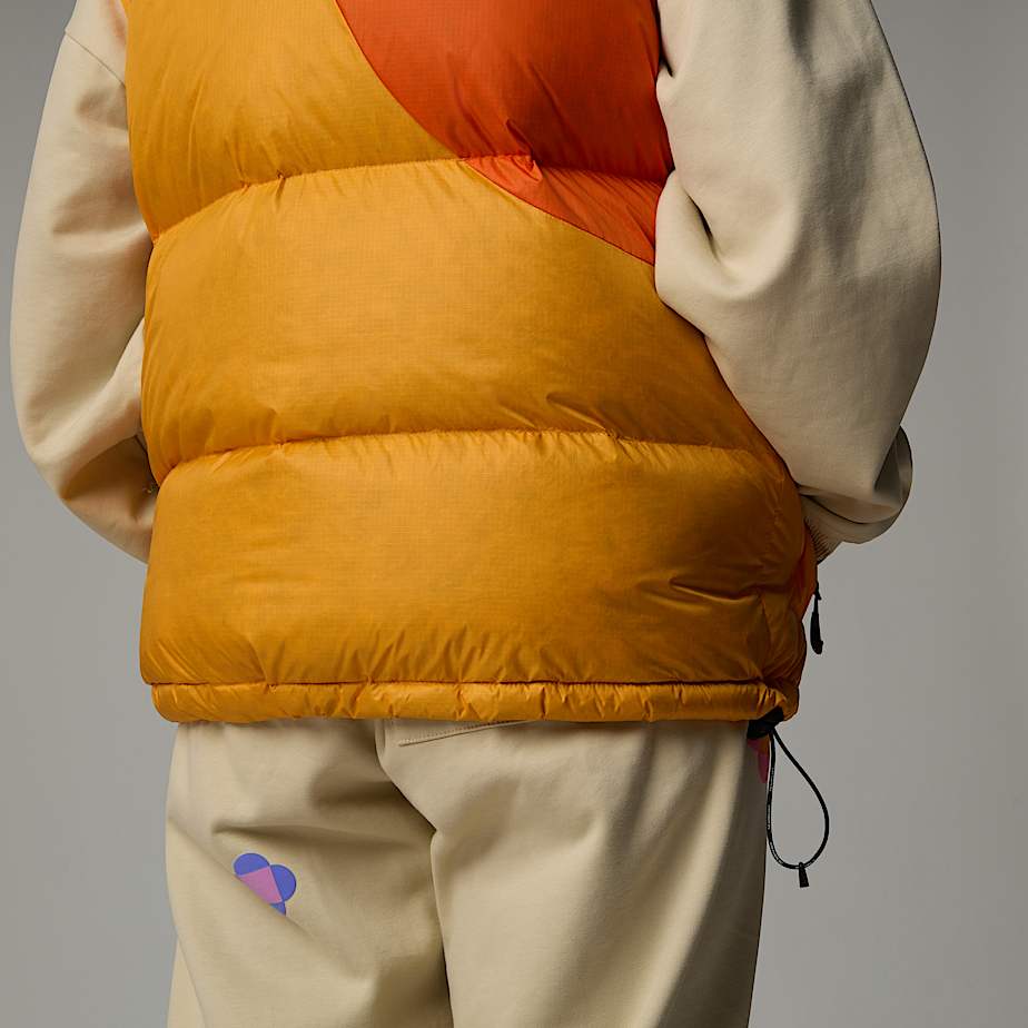 Men The North Face X Yinka Ilori Down Vest Orange | NF0A89Y1Z