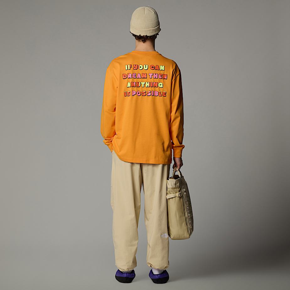 Men The North Face X Yinka Ilori Graphic Long-Sleeve T Shirts Apricot | NF0A08F0R
