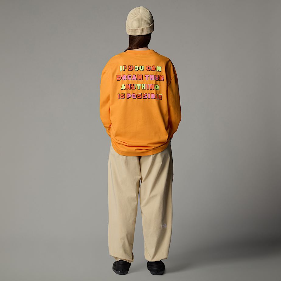 Men The North Face X Yinka Ilori Graphic Long-Sleeve T Shirts Apricot | NF0A08F0R