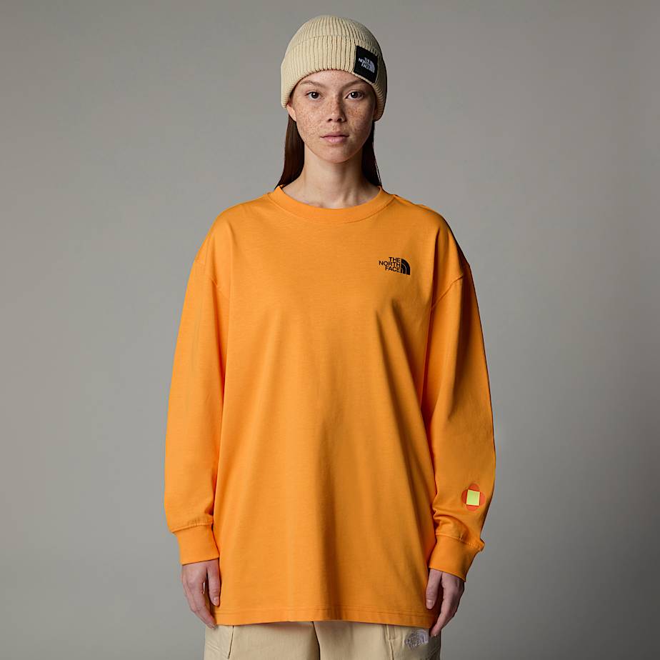 Men The North Face X Yinka Ilori Graphic Long-Sleeve T Shirts Apricot | NF0A08F0R