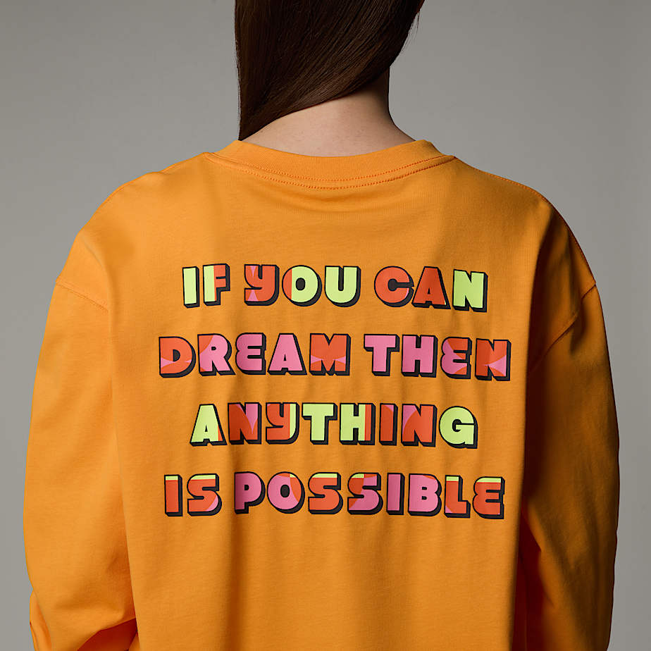 Men The North Face X Yinka Ilori Graphic Long-Sleeve T Shirts Apricot | NF0A08F0R