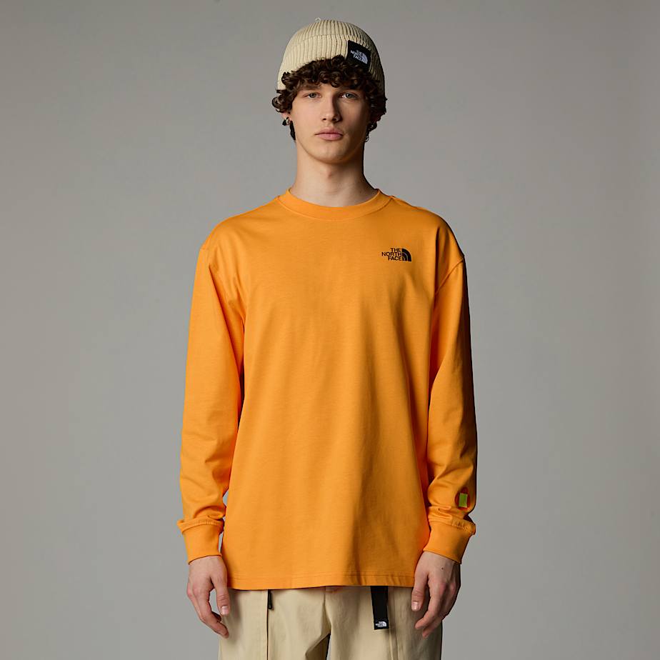 Men The North Face X Yinka Ilori Graphic Long-Sleeve T Shirts Apricot | NF0A08F0R