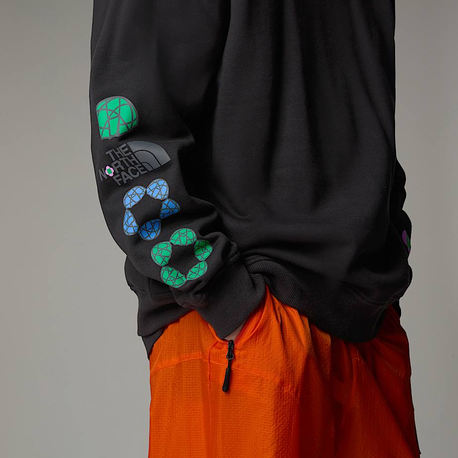 Men The North Face X Yinka Ilori Graphic Sweatshirts Black | NF0A62P9Y
