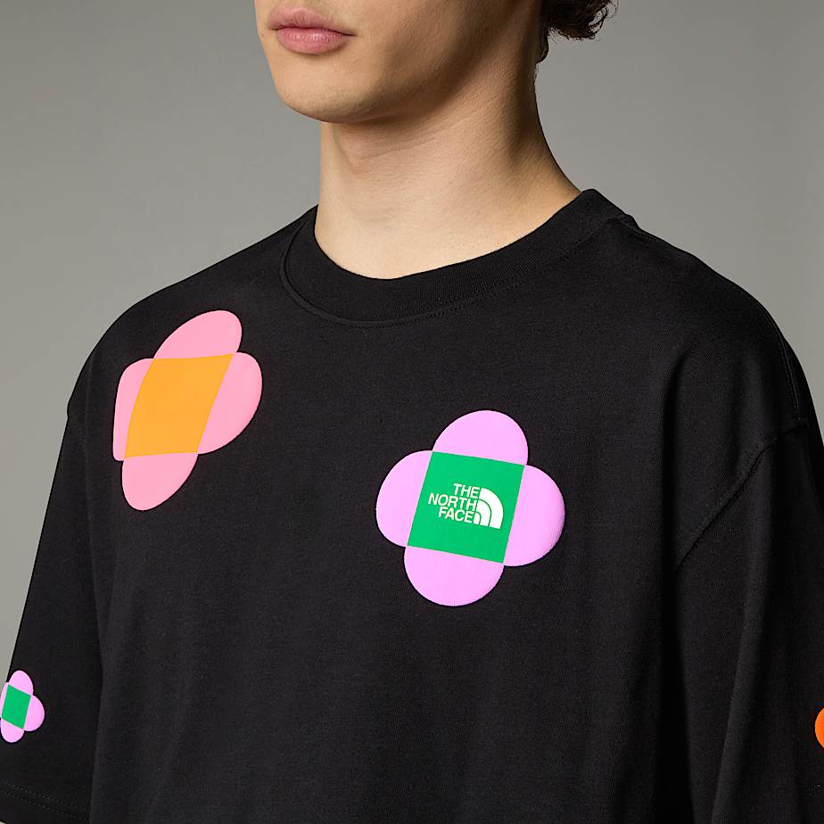 Men The North Face X Yinka Ilori Let's Blossom Together T Shirts Black | NF0A44L5C