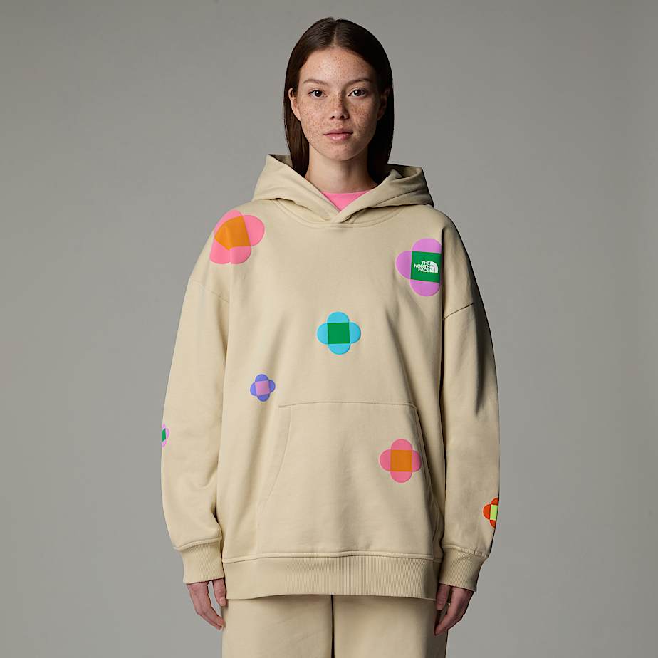 Men The North Face X Yinka Ilori Let's Blossom Together Hoodie Beige | NF0A44W1M