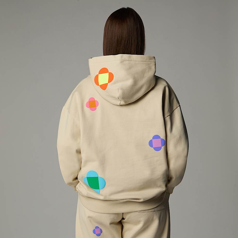 Men The North Face X Yinka Ilori Let's Blossom Together Hoodie Beige | NF0A44W1M