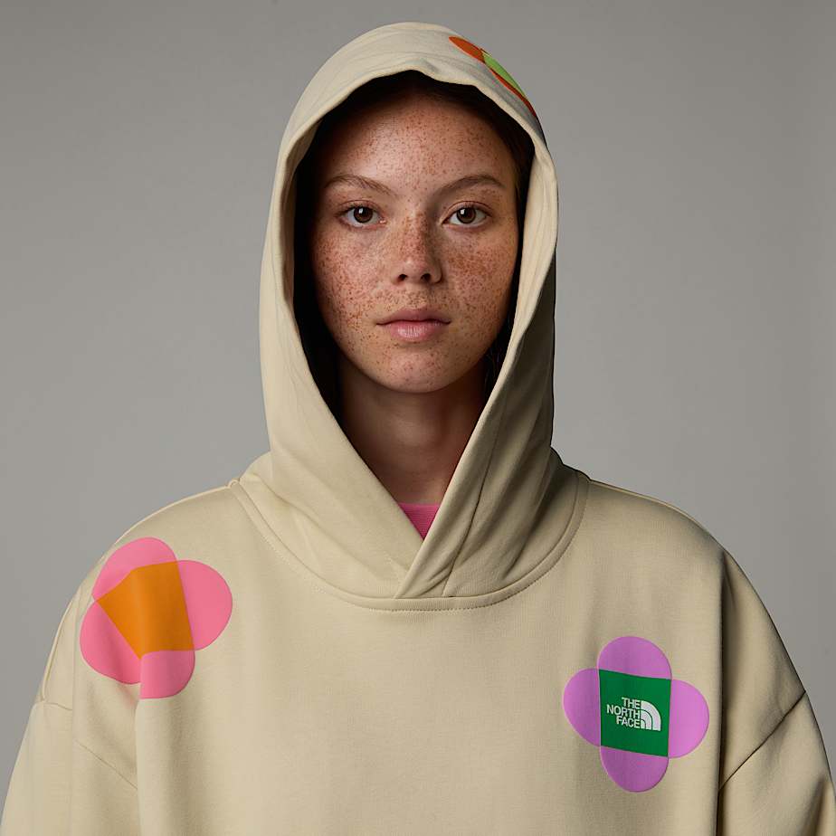 Men The North Face X Yinka Ilori Let's Blossom Together Hoodie Beige | NF0A44W1M